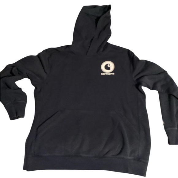 Carhartt Black Pullover Sweater with Logo